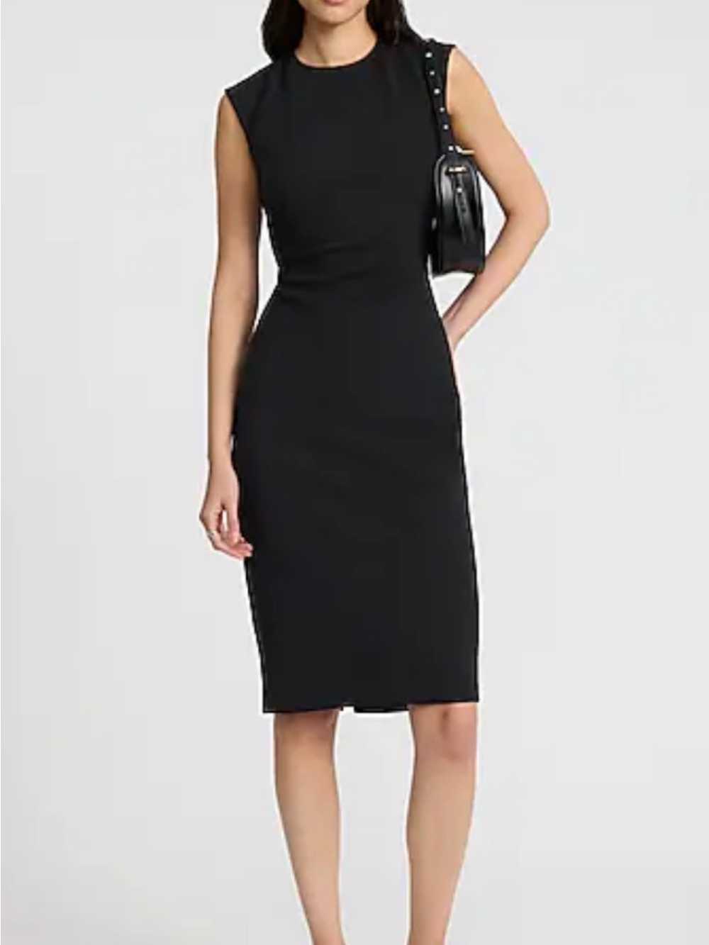Express Black Sleeveless Midi Dress Size 4